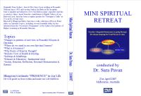 Mini Spiritual Retreat DVD Cover