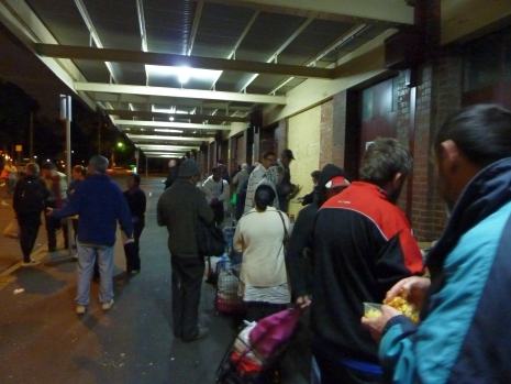 Service activity in Melbourne on Easwaramma Day
