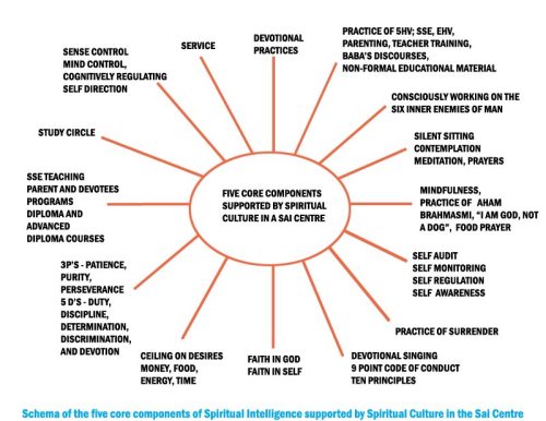 Core Components of Spiritual Transformation in a Sai Center